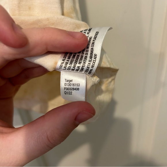 Cream Tie Dye Muscle Tank Top - Picture 3 of 4